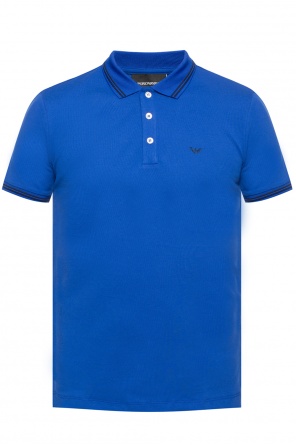 Logo-printed polo, zdjęcie 1 Logo-printed polo od Emporio Armani